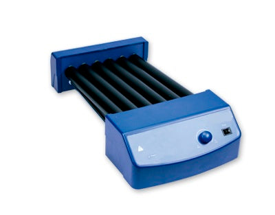 Agitateur rotatif, analogique type rôtisserie  ou a disque incliné, pour les tubes a essai