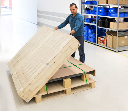 Balance pour palettes avec support de charge en acier (IP67)