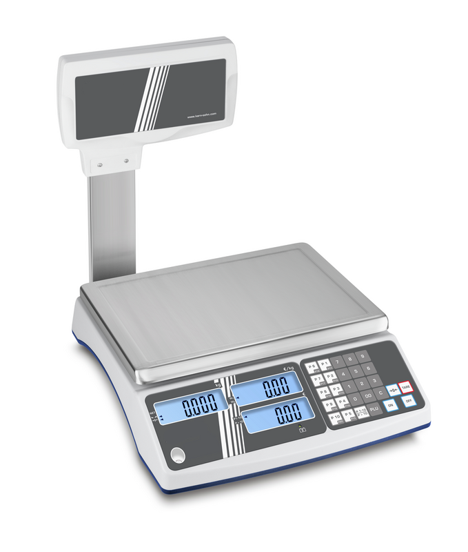 Les balances poids-prix sont utilisées dans tous les endroits où le prix d’une marchandise est déterminé par la pesée. Ces balances doivent être homologuées (▸ Homologation) conformément à la directive européenne 2014/31/UE. Il s’agit en général de balances de la classe d’homologation .