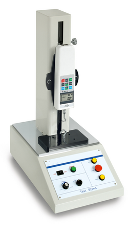 Banc d'essai robuste pour applications de laboratoire, manuel ou motorisé pour la mesure des forces de traction et de compression