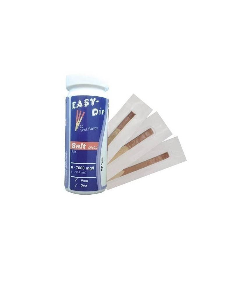 Bandelettes pour l'analyse de l'eau de piscine et SPA. boite de 50 bandelettes