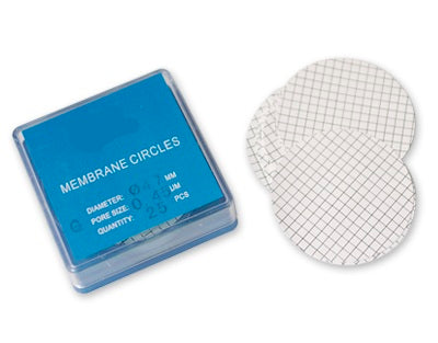 Filtre standard plat ou plissé de diamètre 47mm , 55 mm à 330 mm .Pour des applications variées dans l'industrie pharmaceutique et agroalimentaire, la santé, l'éducation, la recherche, etc.