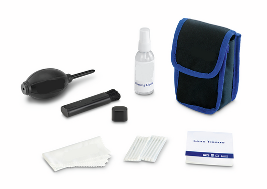 Vous pouvez utiliser ce kit non seulement pour un nettoyage de votre microscope, mais également pour vos caméras, binoculaires et tout autres surfaces optiques.