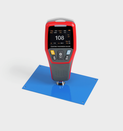Mesureur professionnel digital d’épaisseur des revêtements. Ils permettent de mesurer l’épaisseur des peintures mais aussi des traitements de surfaces, tels que la galvanisation, le zingage etc
