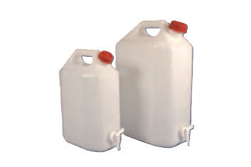 Barils de haute qualité en plastique pour les laboratoires de chimie et biologie .