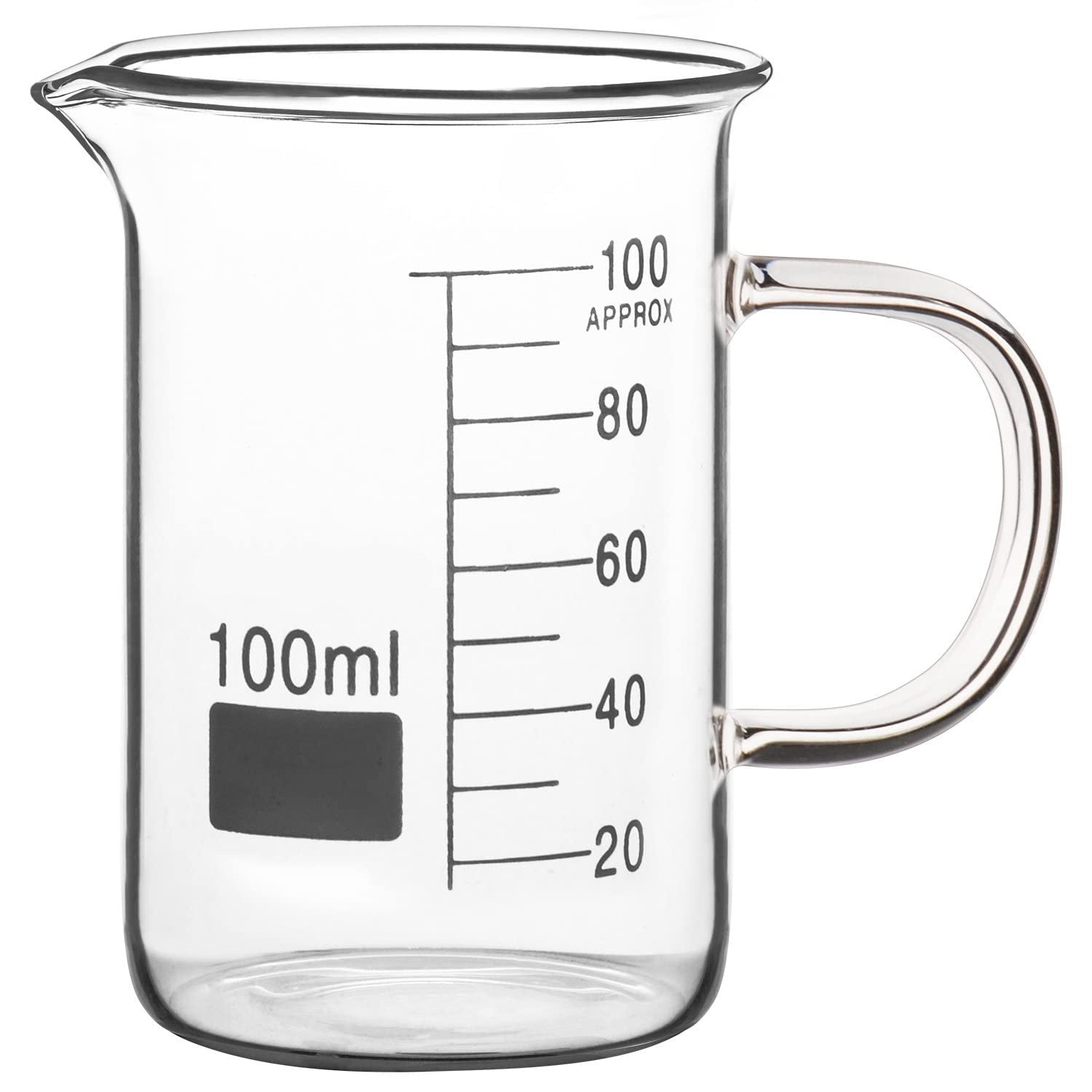  Béchers de haute qualité en verre borosilicaté pour les laboratoires de chimie et biologie . 