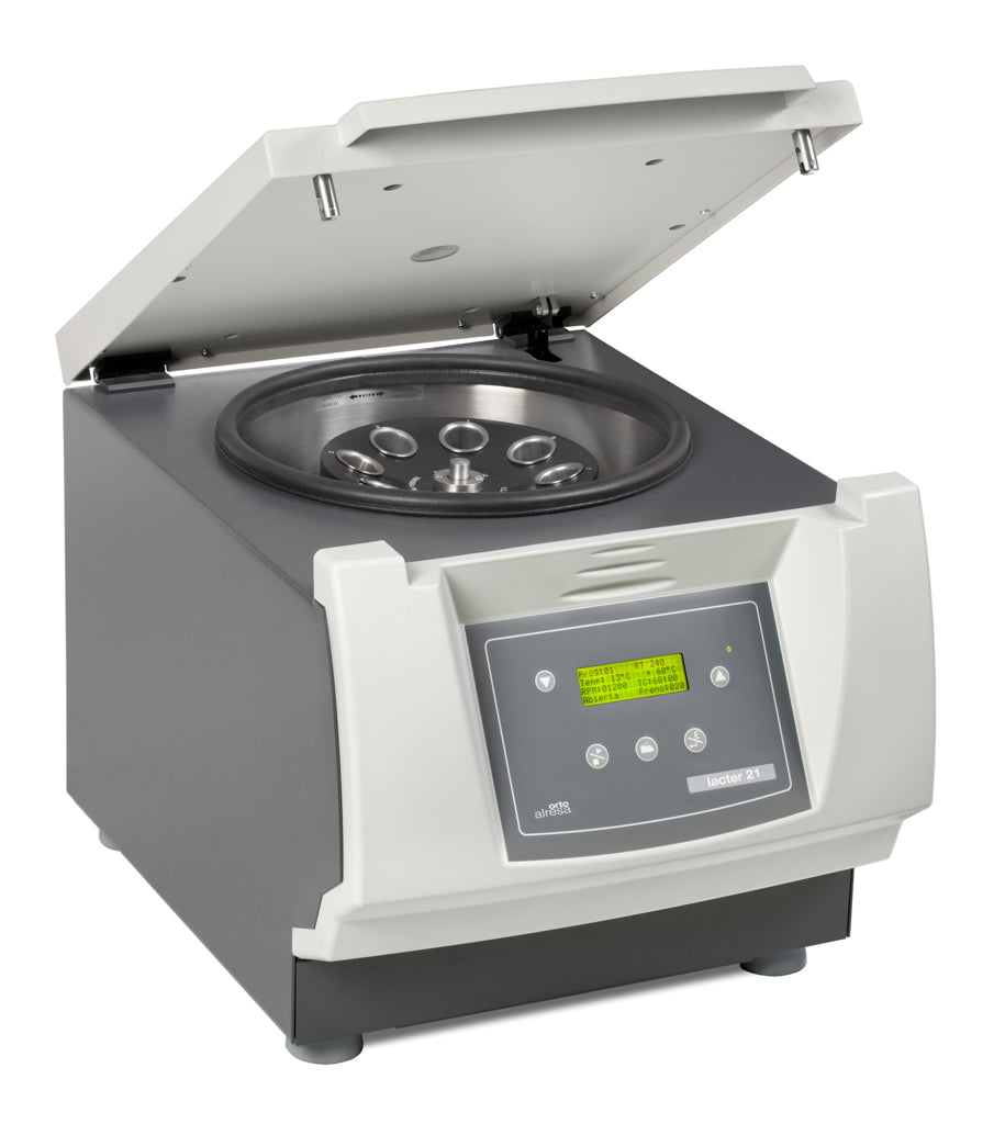 Centrifugeuse de paillasse pour des applications spécialisées : tissu cellulaire, essence, lait, huile ....