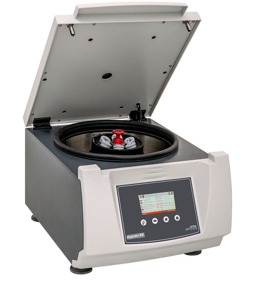 Centrifugeuse disposant de plusieurs rotors avec une large gamme de réducteurs qui permettent de travailler avec des volumes allant de 0,2 ml. à 100 ml. avec des options angulaires et oscillantes. 