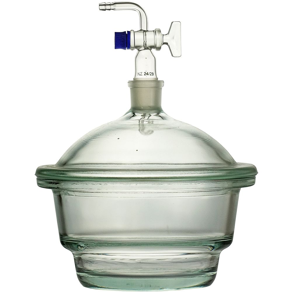 Nous&nbsp; vous offrons une série complète de dessiccateurs en verre, sans ou avec possibilité d’accouplement à une pompe à vide, pour maintenir les échantillons et les réactifs libres d’humidité à tout moment.