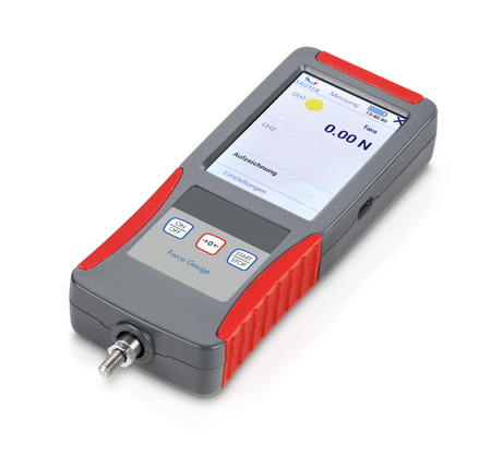 Dynamomètre de haute qualité avec cellule de mesure intégrée (en option) et possibilité de raccordement de jusqu'à 4 cellules de mesure externes