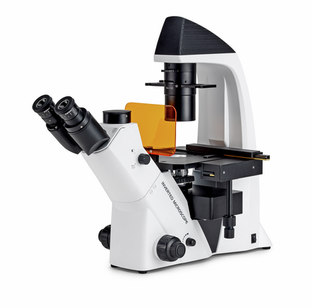 Microscope à Fluorescence pour les professionnels Microscope Droit ou Inversé avec un  design ergonomique, robuste et extrêmement stable, combiné avec le système optique de haute qualité est une référence dans cette catégorie des microscopes à fluorescence