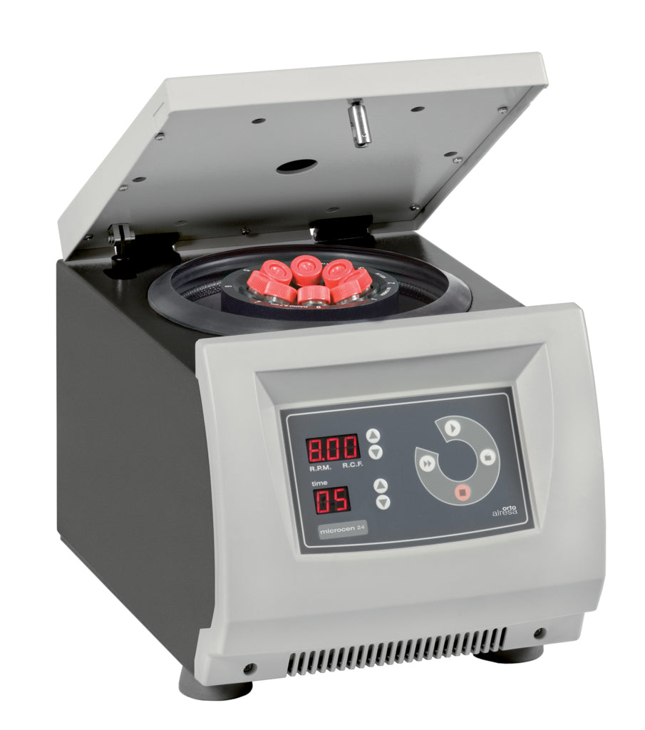 Votre centrifugeuse personnelle pour les laboratoires les plus exigeants. Compacte, rapide, fiable et avec un contrôle précis des paramètres de fonctionnement. Indispensable dans les processus de séparation de micro-volumes, où la accélération centrifuge relative doit être élevée. 