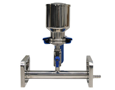 Rampe de filtration tout en inox (rampe et entonnoir) à 1 poste, 3 postes ou 6 postes