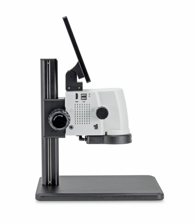 Microscope vidéo conçu pour optimiser vos observations. Notre solution complète et sophistiquée d’optique axiale permet d’afficher directement et facilement vos échantillons à l’écran