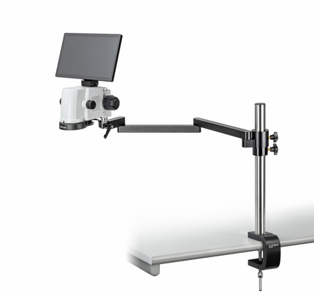Microscope vidéo conçu pour optimiser vos observations. Notre solution complète et sophistiquée d’optique axiale permet d’afficher directement et facilement vos échantillons à l’écran